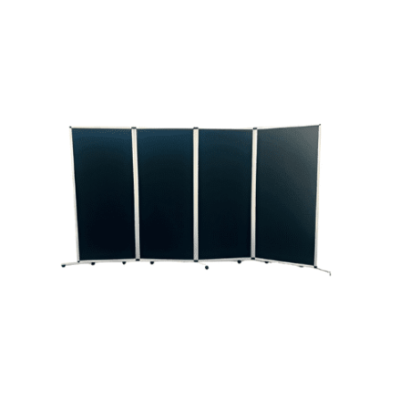 School Stationery Supplies Mobile 4 Panel Folding Display Boards - Image 3