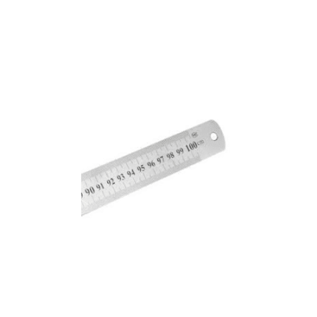 School Stationery Supplies Sadaf Steel Ruler 100CM - Image 1