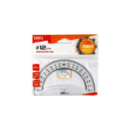 Deli Pioneer Protractor 12CM - Image 1