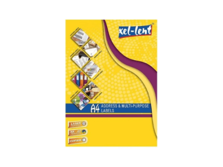 Xel-lent 1 label-sheet Premium A4 Label - Image 1