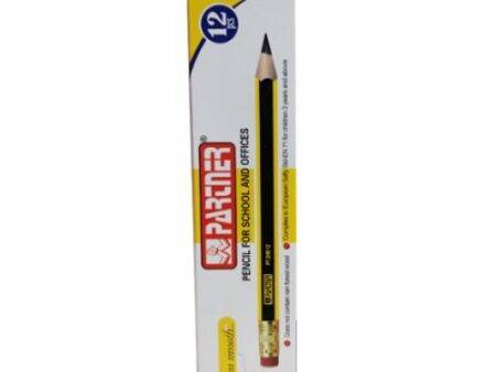 Partner HB Pencil Pkt/12 Pcs - Image 1