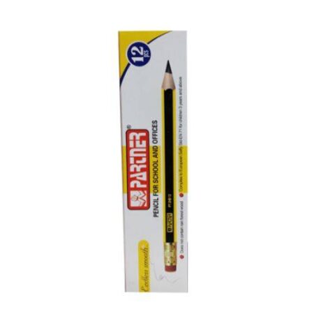 School Stationery Supplies Partner HB Pencil Pkt/12 Pcs - Image 1