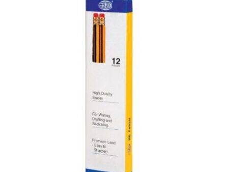 FIS HB Pencil with Eraser Pkt/12 Pcs - Image 1