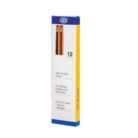 School Stationery Supplies FIS HB Pencil with Eraser Pkt/12 Pcs - Image 1