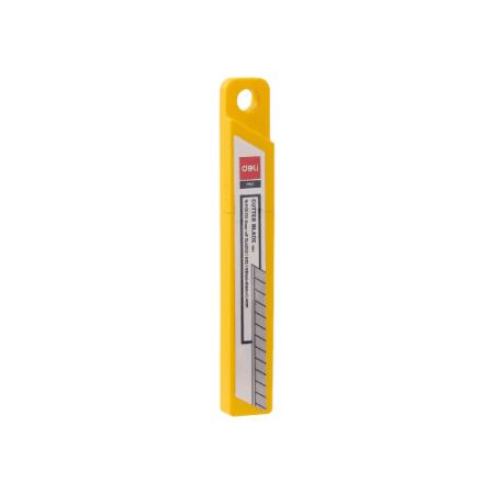 Deli Cutter Blade 10pcs 13 Snap-Off Blades 80X9X0.4mm