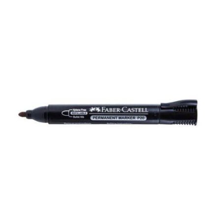 School Stationery Supplies Faber-Castell Permanent Marker P20 Bullet Tip Per Pc - Image 1