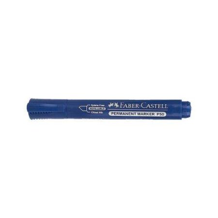 School Stationery Supplies Faber-Castell Permanent Marker P50 Chisel Tip Per Pc - Image 2