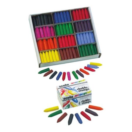 SCOLA CHUBBI STUMPS ASSORTED 288PCS - Image 1