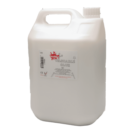 SCOLA WASHABLE PVA GLUE 5LT - Image 1