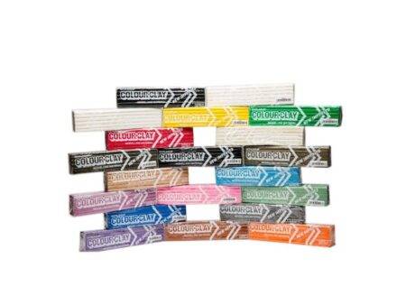 SCO COLOUR CLAY ASSORTED 500G 20PCS-DR - Image 1