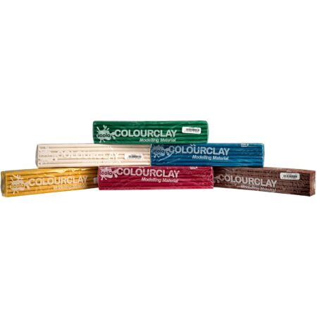 SCOLA COLOUR CLAY ASSORTED 6PCS 3KG - Image 1