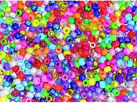 SCO BEADS PONY ASSORTED 1000PCS-DR - Image 1