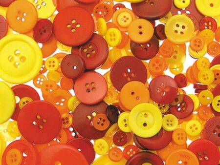 SCO CRAFT BUTTONS WARM COLOURS 500G-DR - Image 1