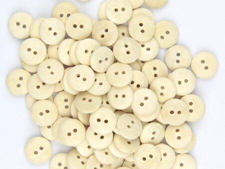 SCO CRAFT BUTTONS WOODEN NATURAL COLOURS 440PCS-DR - Image 1