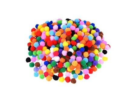 SCO POM POMS BUMPER PACK ASSORTED 1000PCS/450G-DR - Image 1