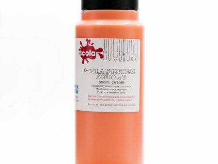 SCO SCOLA STUDENT ACRYLIC ORANGE 500ML-DR - Image 1