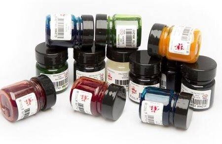 School Stationery Supplies DALER ROWNEY SCO DRAWING INK 28ML BRILL YELLOW - Image 1