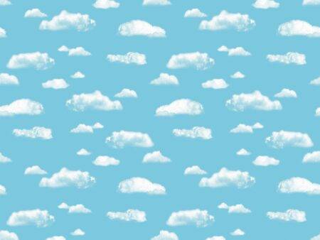 PAC FADELESS DISPLAY PAPER ROLL 1218MMX3.6M CLOUDS 1PC-DR - Image 1