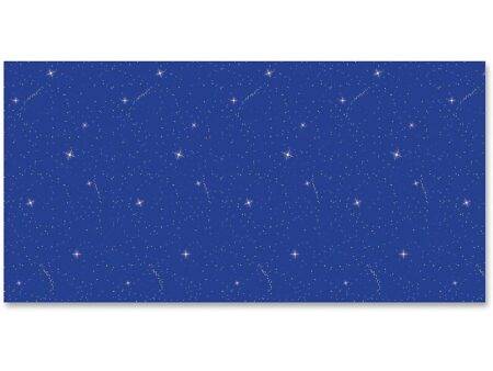PAC FADELESS DISPLAY PAPER ROLL 1218MMX15M NIGHT SKY 1PC-DR - Image 1