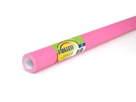 PAC FADELESS COLOURS DISPLAY PAPER ROLL 1218MMX3.6M PINK 1PC-DR - Image 1
