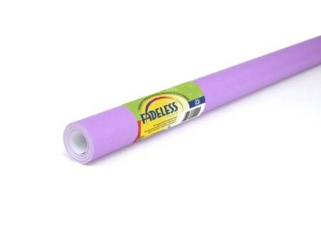 PAC FADELESS COLOURS DISPLAY PAPER ROLL 1218MMX3.6M VIOLET 1PC-DR - Image 1