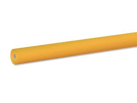 PAC FADELESS COLOURS DISPLAY PAPER ROLL 1218MMX3.6M SUNSET GOLD 1PC-DR - Image 1