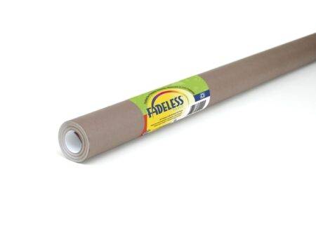 PAC FADELESS COLOURS DISPLAY PAPER ROLL 1218MMX15M BROWN 1PC-DR - Image 1