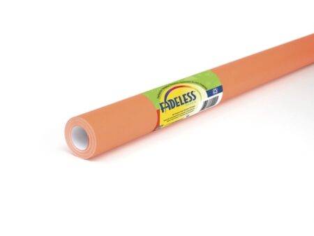 PAC FADELESS COLOURS DISPLAY PAPER ROLL 1218MMX15M ORANGE 1PC-DR - Image 1