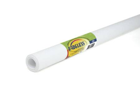 PAC FADELESS COLOURS DISPLAY PAPER ROLL 1218MMX15M WHITE 1PC-DR - Image 1