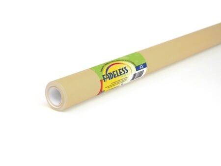 PAC FADELESS COLOURS DISPLAY PAPER ROLL 1218MMX15M TAN 1PC-DR - Image 1