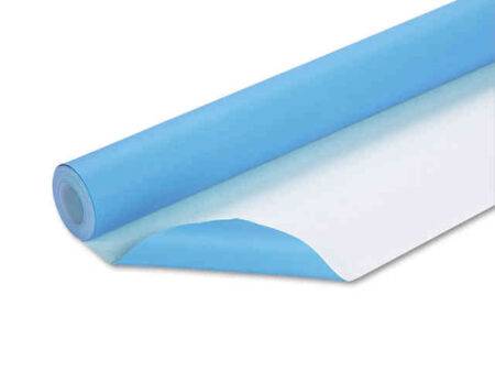 PAC FADELESS COLOURS DISPLAY PAPER ROLL 609MMX18M BRITE BLUE 1PC-DR - Image 1