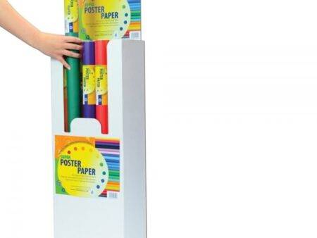 SCO COLOURS DISPLAY PAPER ROLLS STOCKROOM ASSORTMENT 760MMX10M ASSORTED COLOURS 20PCS-DR - Image 1