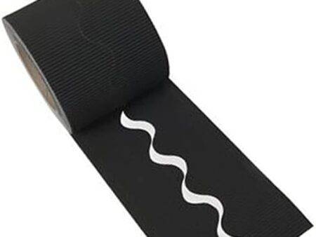 SCO CORRUGATED BORDER ROLL 57MMX15M BLACK-DR - Image 1
