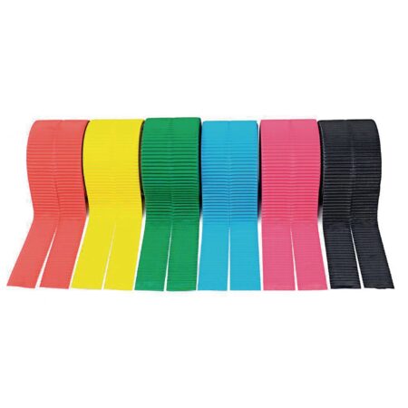 SCOLA CORRUGATED DECORATIVE BORDER ROLLS STRAIGHT CUT ASSORTED 6PCS - Image 1