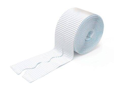 SCO CARD DECORATIVE BORDER ROLL WHITE 57MMX15M 1PC-DR - Image 1