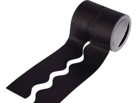 SCO CARD DECORATIVE BORDER ROLL BLACK 57MMX15M 1PC-DR - Image 1