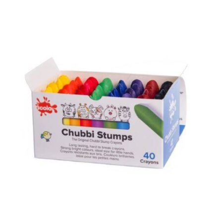 SCOLA CHUBBI STUMPS ASSORTED 40PCS - Image 1