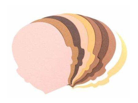 SCO DIECUT MULTICULTURAL PAPER FACE 50PCS-DR - Image 1