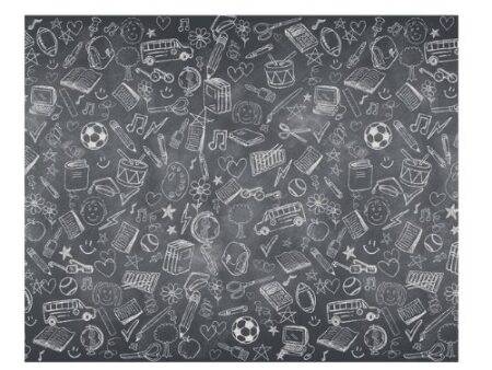 PAC FADELESS DISPLAY PAPER ROLL 1218MMX15M SCHOOL DOODLES 1PC-DR - Image 1