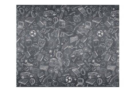 PAC FADELESS DISPLAY PAPER ROLL 1218MMX3.6M SCHOOL DOODLES 1PC-DR - Image 1