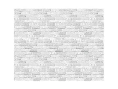 PAC FADELESS DISPLAY PAPER ROLL 1218MMX3.6M WHITE BRICK 1PC-DR - Image 1