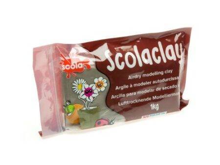 SCO AIR DRYING CLAY STONE WITH FIBRES 1KG-DR - Image 1