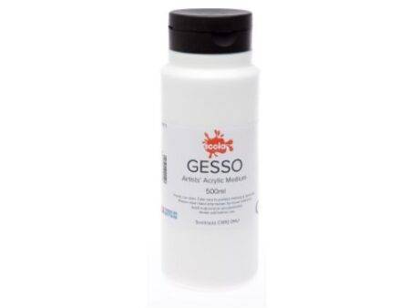 SCO ACRYLIC GESSO BLACK 500ML-DR - Image 1