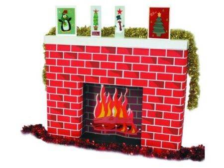PAC COROBUFF DECORATIVE 3-DIMENSIONAL FIREPLACE 1PC-DR - Image 1
