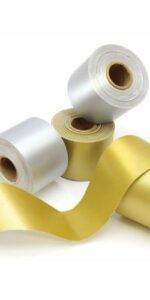 SCOLA DECORATIVE BORDER ROLL STRAIGHT CUT ASSORTED METALLIC 4PCS