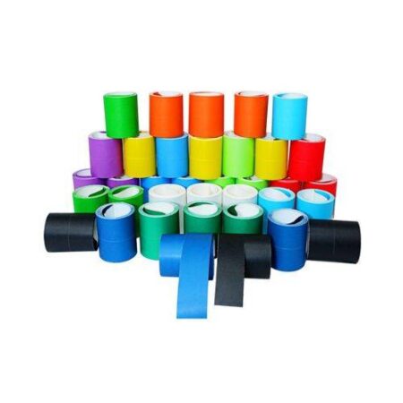 School Stationery Supplies SCOLA CARD DECORATIVE BORDER ROLLS STRAIGHT CUT ASSORTED 57MMX15M 36PCS