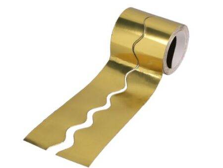 SCO CARD DECORATIVE BORDER ROLL GOLD 57MMX15M 1PC-DR - Image 1
