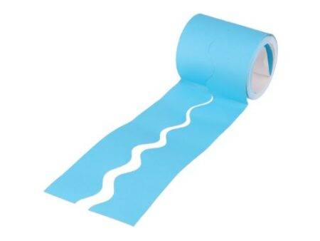 SCO CARD DECORATIVE BORDER ROLL AZURE 57MMX15M 6PC-DR - Image 1