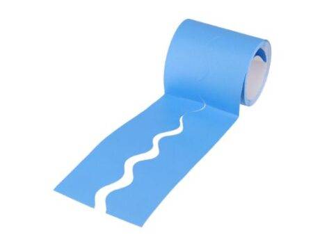 SCO CARD DECORATIVE BORDER ROLL BRIGHT BLUE 57MMX15M 1PC-DR - Image 1
