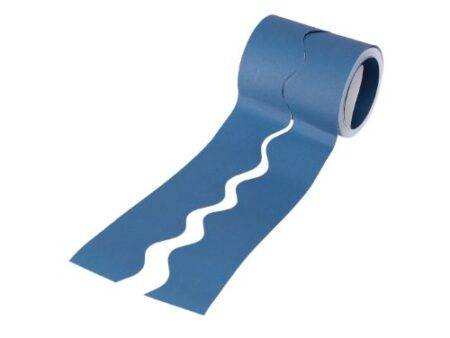SCO CARD DECORATIVE BORDER ROLL RICH BLUE 57MMX15M 1PC-DR - Image 1